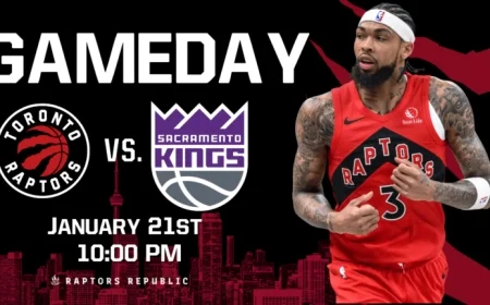 Raptors Battle Kings on January 21 Gameday