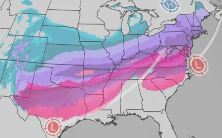 Winter Storm Threatens 180 Million with Ice, Snow from Texas to Northeast