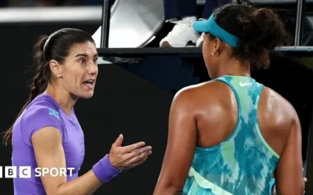 Naomi Osaka, Sorana Cirstea Share Awkward Handshake at 2026 Australian Open