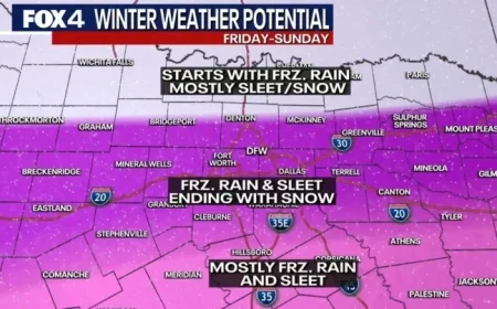 Dallas Braces for Severe Winter Storm as Ice and Snow Threaten