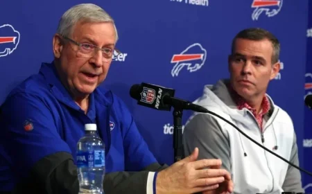 Bills Owner Terry Pegula: Playoff Loss to Broncos Led to McDermott’s Firing