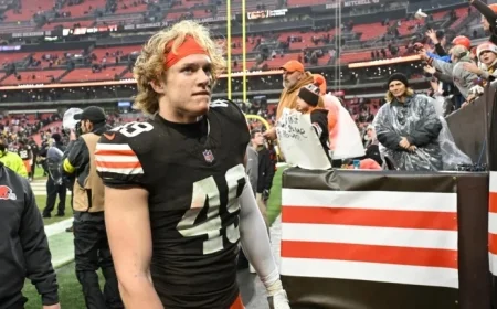 Browns LB Carson Schwesinger Named Defensive Rookie of the Year Finalist