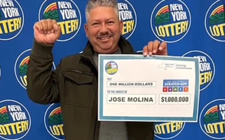 Man Claims $1M NY Lottery Scratch-Off Prize: Here’s His Lump Sum