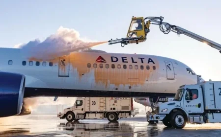 Delta Cancels Flights in 5 States Amid Winter Storm Fern; Waivers Expanded