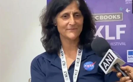 Sunita Williams at Kerala Literature Festival: Imagination Fuels Limitless Dreams