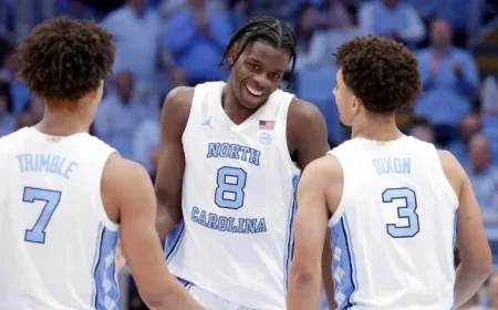 Hubert Davis Praises Caleb Wilson’s Leadership After Cal Defeat