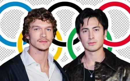 Heated Rivalry Boys to Bear Winter Olympics Torch