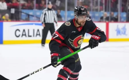 Senators’ David Perron Sidelined for 5 to 7 Weeks