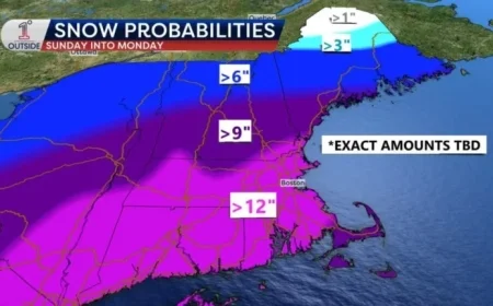 Boston Braces for Major Snowstorm with Bitter Cold Forecast