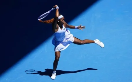 Coco Gauff’s Forehand Shines at Australian Open, Defining Her Tennis Journey