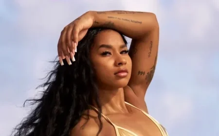 Jordan Chiles Shines with Perfect Vault, Graces 2025 SI Swimsuit Cover