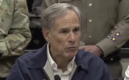 Gov. Greg Abbott Declares Disaster for 134 Texas Counties Amid Winter Weather