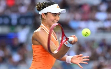 Jovic, 18, Defeats Paolini for First Top 10 Victory at Australian Open