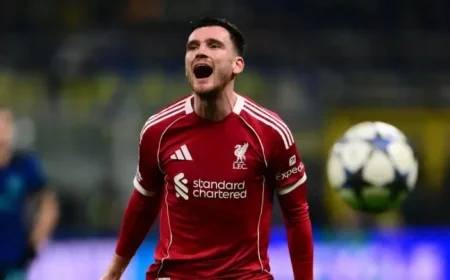 Liverpool’s Andy Robertson Nears Surprise Transfer to Tottenham