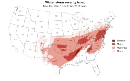 12 Cities to Bear Brunt of Massive Winter Storm