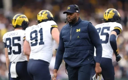 Ex-Michigan Coach Sherrone Moore Attends Court as New Dates Set