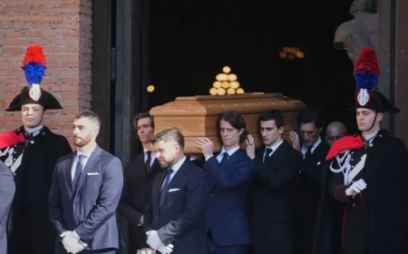 Rome Hosts Funeral for Fashion Legend Valentino