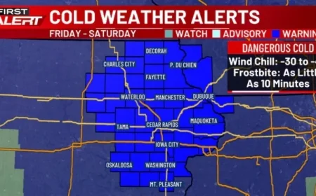 Weekend Warning: Hazardous Cold Conditions Predicted