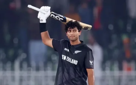 Rachin Ravindra’s Record Performance in IND vs NZ T20Is: Full Stats