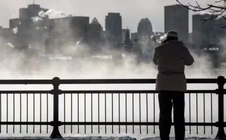 Polar Vortex Brings Freezing Temperatures to the Province