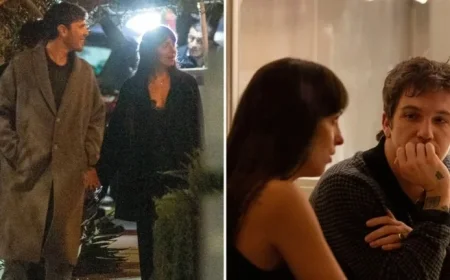 Dakota Johnson and Role Model Spotted Holding Hands After Dinner Date
