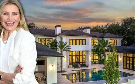 Cameron Diaz Explores Miami Mansions, Visits NBA Star’s Home