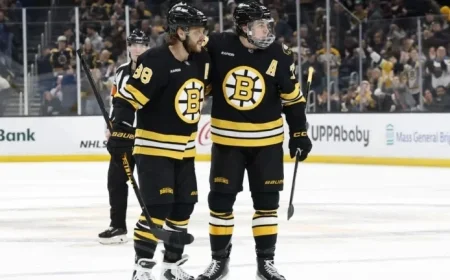 Bruins Net 3 Goals in 54 Seconds to Edge Out Golden Knights