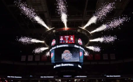 Ohio State Upgrades Schottenstein Center with New Scoreboard
