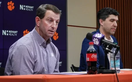 Dabo Swinney Accuses Ole Miss of Tampering with Transfer Luke Ferrelli