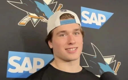 Celebrini Expresses Olympic Enthusiasm, Praises Sherwood, Offers Support to Misa