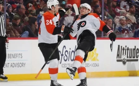 Owen Tippett’s Hat Trick Leads Flyers to 7-3 Win Over Avalanche