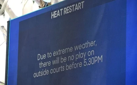 Australian Open Halts Outdoor Play Due to Melbourne’s Extreme Heat
