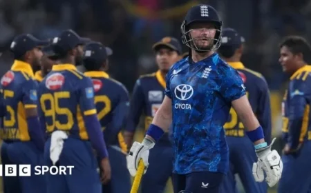 England Falls to Sri Lanka in First ODI at Colombo