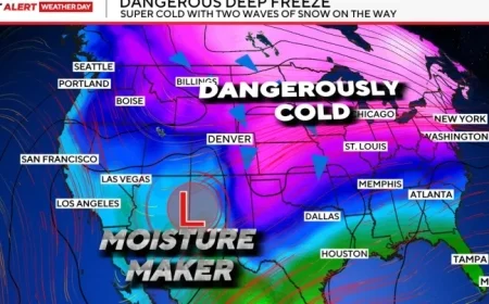 Frigid Cold and Snow to Impact Broncos-Patriots Game in Denver