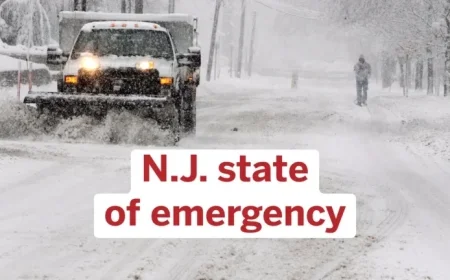 New Jersey Declares Emergency Amid Forecasted 18 Inches of Snow, Treacherous Ice