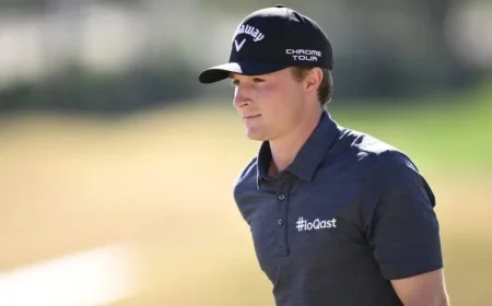 Blades Brown, 18, Shoots Record 60 to Match Scheffler at American Express