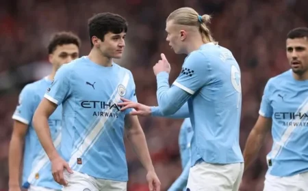 Manchester City’s Predicted Starting Lineup Against Wolves