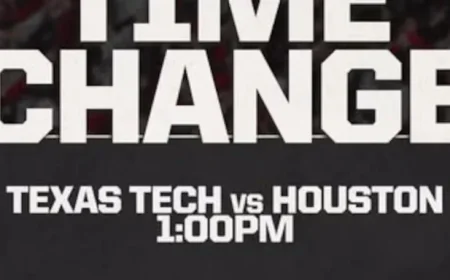 TTU vs. Houston Tip-off Adjusted to 1 p.m.; Camping Banned