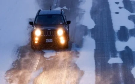 Sleet and Ice Freeze North Texas, Coating DFW Roads Saturday