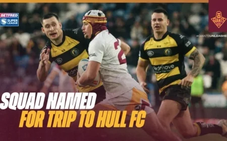 Hull FC Announces 22-Man Squad for Upcoming Friendly Match