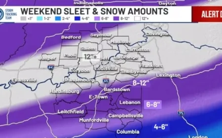 Weekend Winter Storm Delivers Widespread Snow on Saturday
