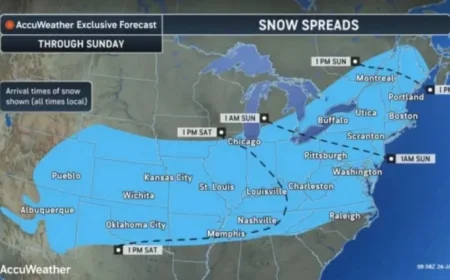 N.J. Weather: Latest Forecast on Snow and Ice Storm Timing