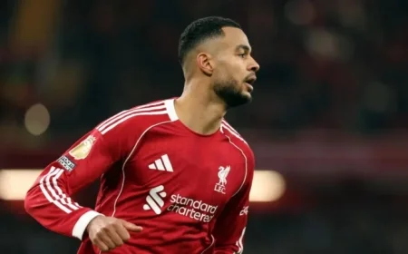 Liverpool Announces Starting Line-up Against AFC Bournemouth