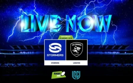 Live Coverage: Stormers Face Sharks in URC Showdown