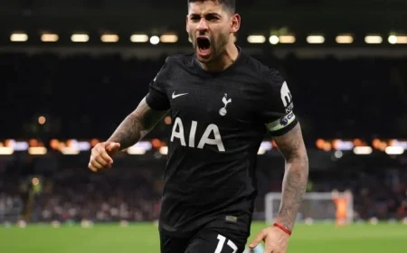 Romero Secures Late Draw as Spurs Tie 2-2 with Burnley