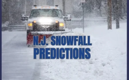 N.J. Forecasters Predict Snow Totals for Upcoming Winter Storm