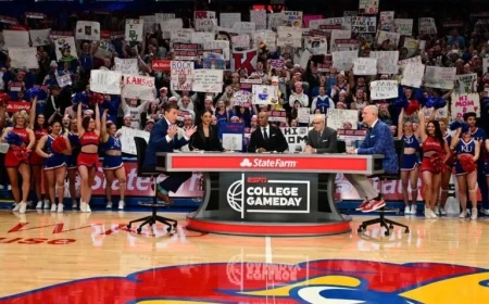 Kansas to Host ESPN College GameDay on January 31