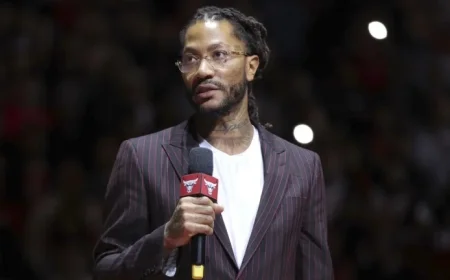 Derrick Rose’s No. 1 Jersey Retirement at Chicago Bulls’ Saturday Game
