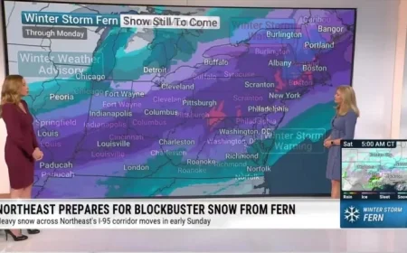 Northeast Faces Over a Foot of Snow Tonight