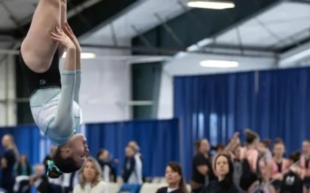 Aspiring Gymnasts Compete at Gym 406 Mount Helena Open